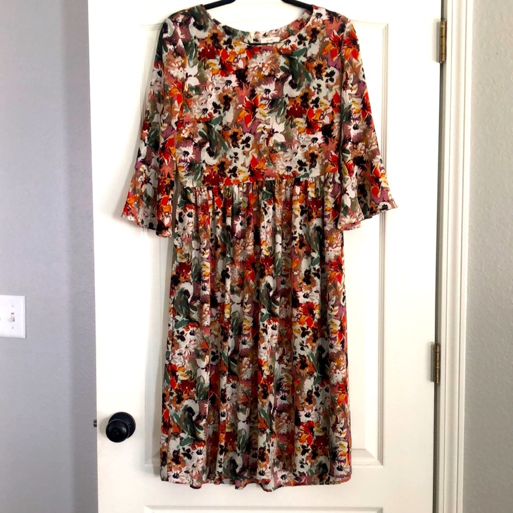 Summer floral dress